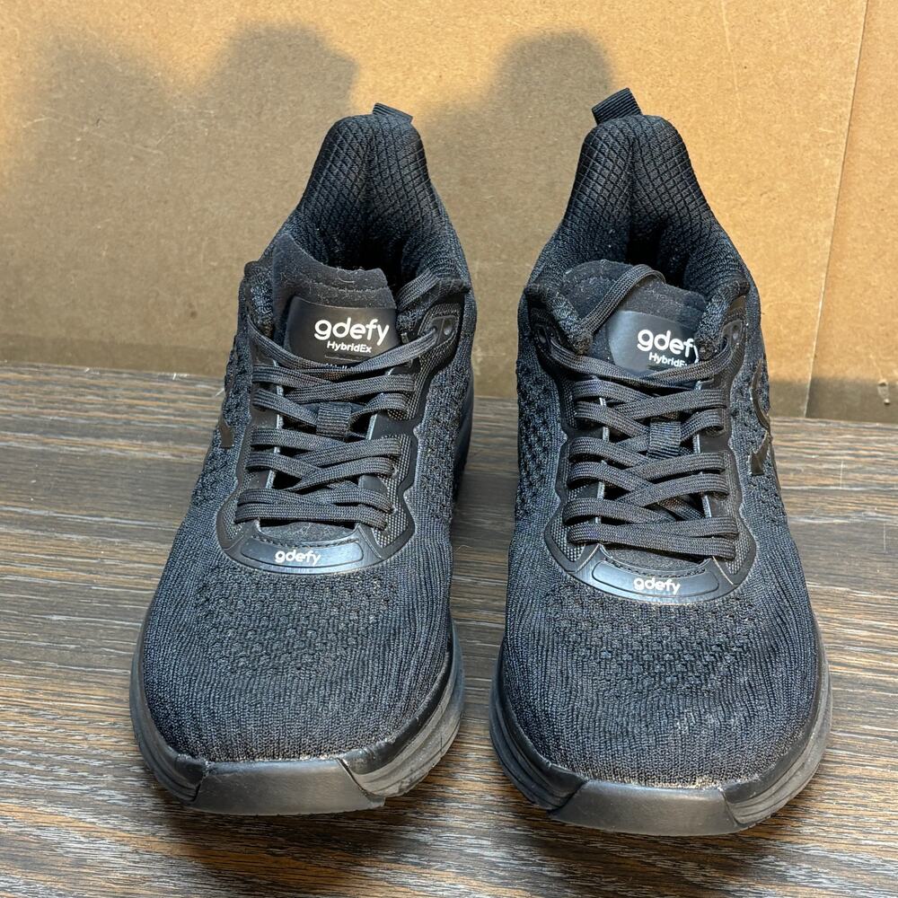 Gravity Defyer Gdefy HybridEx Shoes Womens 9 Black Running Walking TB9035FBL-M